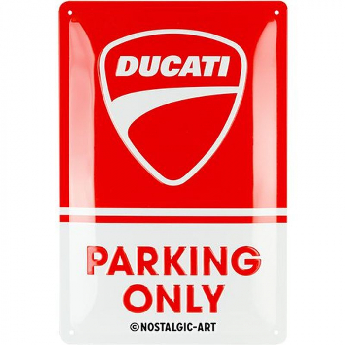 Blechschild Ducati Parking 1